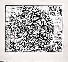 План Москвы в 1630 годах